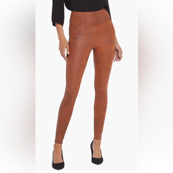 NYDJ Pants - NYDJ Sculpt-Her Coated Skinny Leggings in Walnut Size XX-Small NWT